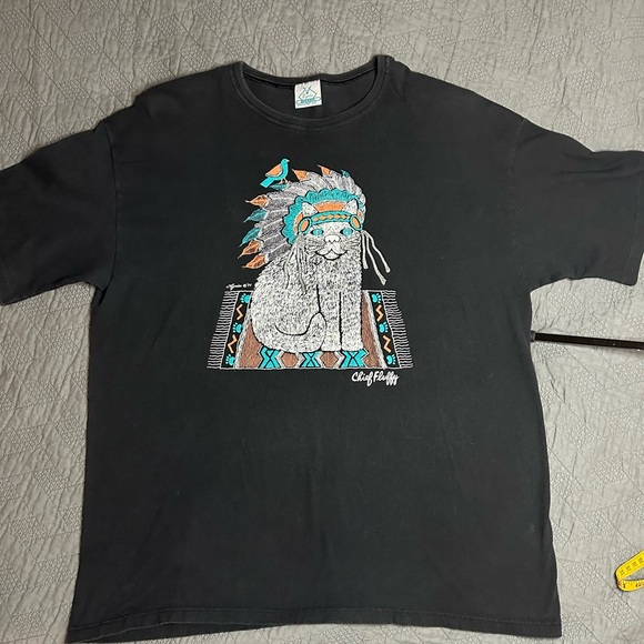 Vintage Chief Fluffy Cat Tee - XXL - Picture 1 of 5